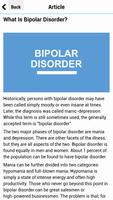 Bipolar Disorder Articles screenshot 1