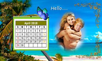 Calendar Photo Frames 2018 ảnh chụp màn hình 3