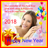 Happy New Year Photo Frames 2018 icône