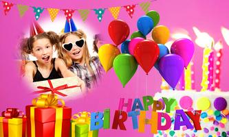 Happy Birthday Photo Frame poster