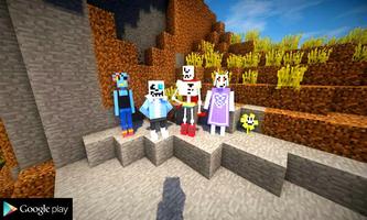 Undertale Mod for MCPE Affiche