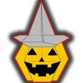 Origami Halloween icon