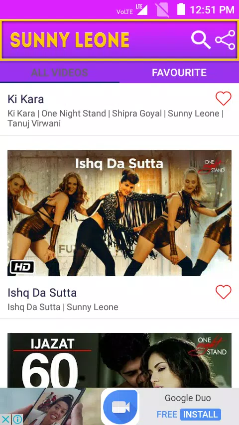 Video Songs of Sunny Leone APK for Android Download