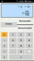 Calculadora de Fracciones ảnh chụp màn hình 2
