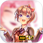 Doki Doki Literature Club fond d'écran HD icône