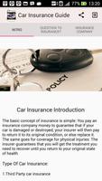 Car Insurance Guide Affiche