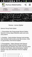 Rumus-rumus Matematika الملصق