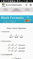 Rumus-rumus Matematika تصوير الشاشة 1