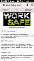Work Safety Guide capture d'écran 2