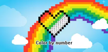 Color by Number - Pixel Art Coloring Book