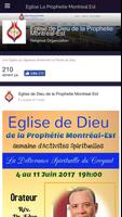Eglise de Dieu de la Prophetie Montreal-Est capture d'écran 2