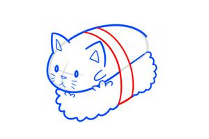 How to draw Sushi Cat capture d'écran 2