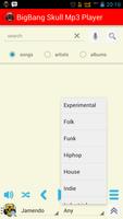 Bigbang Music Skull Mp3 Player syot layar 2