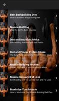 Bodybuilding Diet and Exercise الملصق