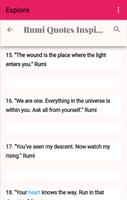 3 Schermata Rumi Quotes