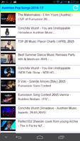 Austrian Pop Songs 2016 海報