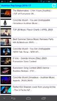 برنامه‌نما Austrian Pop Songs 2016 عکس از صفحه