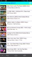 Hindi Pop Songs 2016 screenshot 1