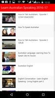 Learn Australian Speaking Affiche