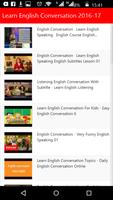 Learn English Conversation โปสเตอร์