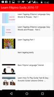 Learn Filipino Easily Ekran Görüntüsü 3