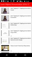 Learn Filipino Pronunciation capture d'écran 1