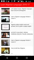 Poster Learn Nigerian Languages