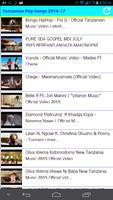 Tanzanian Pop Songs 2016 capture d'écran 3