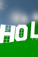 Hollywood Sign 3D Cartaz