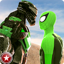 Flying Spider Hero Vs X Superhero Robots-APK