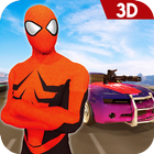 Spider Hero Bat Car Shooting - Free Open City Game ikona