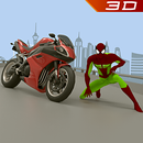 APK Superhero 3D Vegas City Ride - Moto Racing Fight