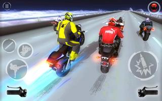 Superhero 3D Vegas City Ride - Moto Racing Fight Ekran Görüntüsü 2