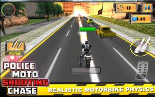 Police Moto Shooting Chase screenshot 2