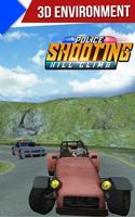 Police Car Uphill Climb Chase Affiche