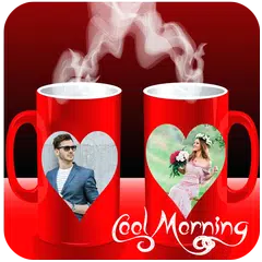 Скачать Coffee Cup Dual Photo Frames APK