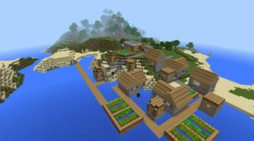 Best Paradise Island Minecraft โปสเตอร์