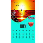 SUNSET CALENDAR WALLPAPER 2016 icon