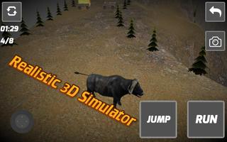 Buffalo Attack Simulator Affiche