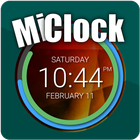 MiClock - Round Clock Widget icône