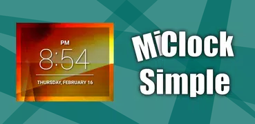 MiClock - Simple Clock Widget