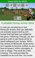 Horse MOD For MCPE.* capture d'écran 2