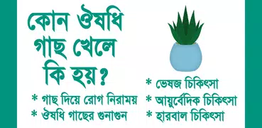 কোন ঔষধি গাছ খেলে কি হয়