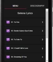 Selena Quintanilla Lyrics syot layar 1