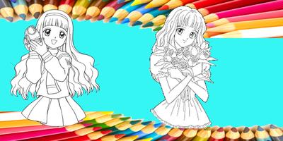 Anime Coloring captura de pantalla 1