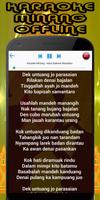 Karaoke Minang captura de pantalla 2