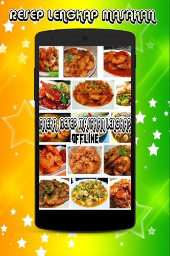 Aplikasi resep masakan offline