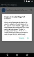 Notification Hyperlink Service اسکرین شاٹ 2