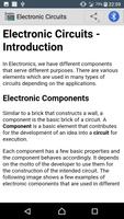 Guide To Electronic Circuits تصوير الشاشة 1