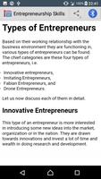 Guide To Entrepreneurship Skills capture d'écran 1